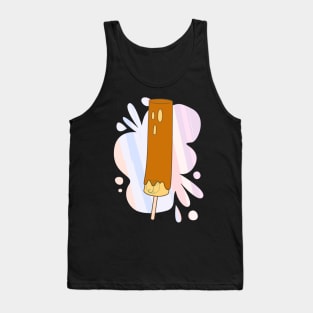 Pastel Goth Ghost Ice Cream long Tank Top